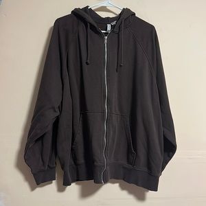 CUTE Hooded Zip Up Sweater